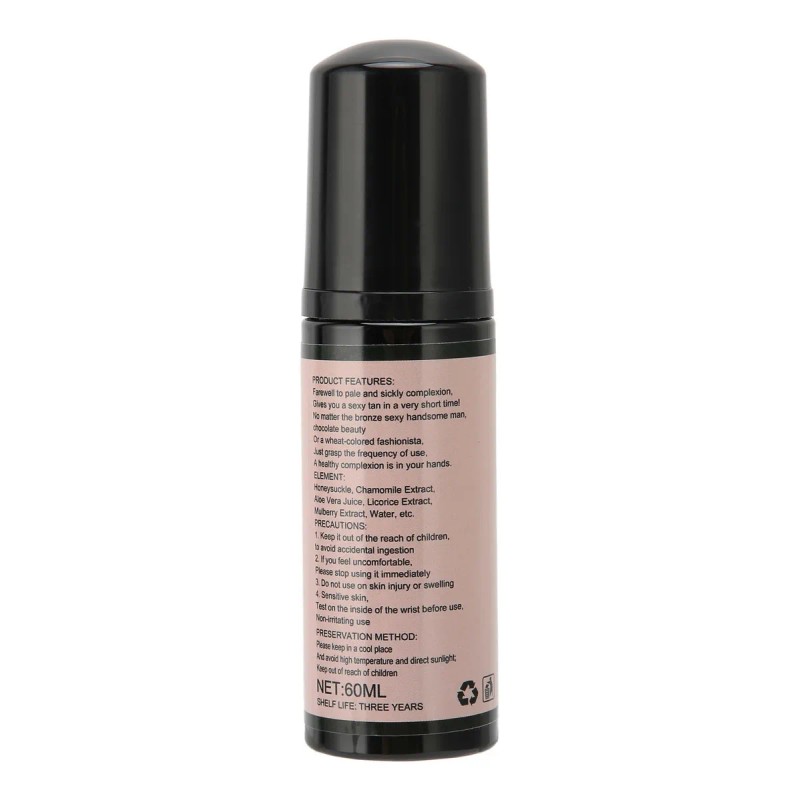Espuma Bronceadora Sunless, Bronceadora De Verano, Para Cuer