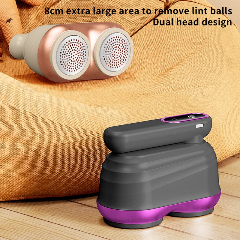 Lint Remover Double Head 2000mAh Rechargeable 20000rpm LED HD Digital