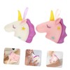 Mobestech 2pcs Unicorn Bath Loofah Shower Kids Sponge for Bath