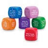 Learning Resources Conversation Cubes -Ages 6+, Foam Cubes for Social