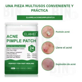 Parche Para Acné + Absorbe Grasa Cicatriza Rápido | Kit 2p