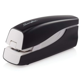 Swingline Swingline Electric Stapler, 20 Sheet Capacity, Portable, Full Strip, Plug In or Battery, Black (48200)