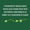 WHOLE EARTH Monk Fruit Sweetener with Erythritol, Plant-Based Sugar Alternative,