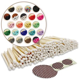 Thankful Greetings 2" Choose Your Colors Safety Matches | Set of 200+ Bulk Artisan Matchsticks with Striker Stickers Select 2 Colors - 100+ of Each | Custom for Your Home Decor, Gifts, & Events