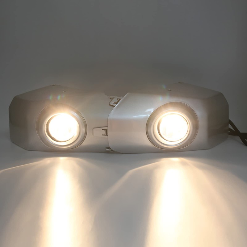Front Bumper Fog Lights 3000K Clear Lens Fog Lamps for