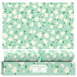 SCENTORINI Jasmine - Juego de 6 hojas de papel perfumado para cajón, hojas de papel no adhesivas para el hogar, clóset, cajones de cambiador, para decoración del hogar