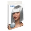 Boland Boland 86165 - Erwachsenen-Perücke Gigi Glamour, mit Lametta, Weiß-Silber,