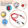 PATIKIL 44cm Neck Lanyard with Hook, 2 Pcs Adjustable Long
