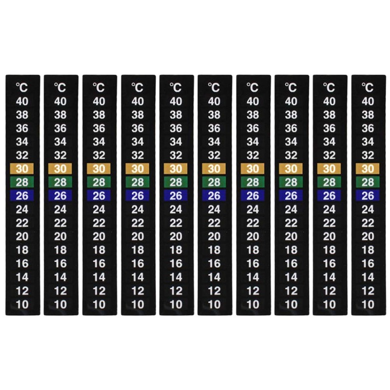 POPETPOP Traditional Stick on Digital Temperature Thermometer Strips Degrees Celsius