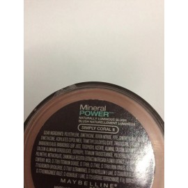 Maybelline Mineral Power Luminous Blush With Micro-Minerals Simply Coral II NEW.