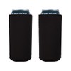Blank Neoprene 16 oz. Can Coolie (2 Pack, Black)
