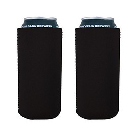 Blank Neoprene 16 oz. Can Coolie (2 Pack, Black)