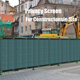 Cliselda 3ft x 50ft Privacy Fence Screen, Green Fence Covering Privacy with Grommets, Heavy Duty Fencing Mesh Shade Net Cover for Outdoor Yard Wall Garden Backyard Commercial Residential