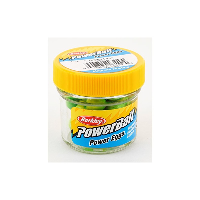 Berkley PowerBait Power Eggs Floating Magnum Fishing Soft Bait, Lemon