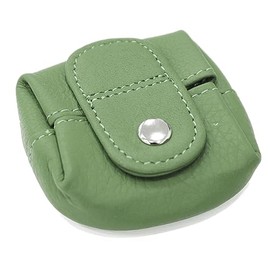 Van Der Rich ® - Mini Wallet with Coin Chute Leather for Men and Women, olive