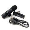 Perfect Choice Micrófono Inalámbrico para Streaming, Conector USB con Reducción