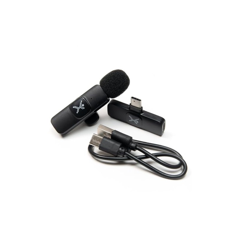 Perfect Choice Micrófono Inalámbrico para Streaming, Conector USB con Reducción