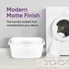 Superio Gradient Perforated Laundry Basket with Ergonomic Handles - Modern