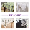 Swpeet 10Pcs Water-Drop Tablecloth Weights with 10Pcs Metal Clip Kit,