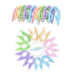 20 PCS Coat Hangers Adult Space Saving Hangers YSTP Portable Folding Plastic Clothes Hangers Magic Folding Coat Racks Travel Hanger Plastic Clot