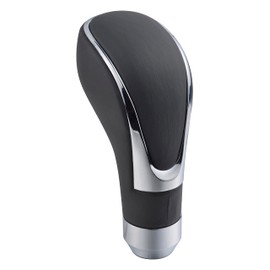 TSudoku Leather Shifter Knob Car Gear Stick Shifter Knob Cool Style Gear Shifting Lever Handle Fit Most Manual Automatic Car Tuck Vehicle, TA05A, Black