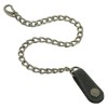Safety Chain Biker Chain Sturdy Link Chain with Leather Loop