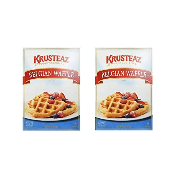 Krusteaz Belgian Waffle Mix (Belgian-Waffle, 5 Pound (Pack of 2))