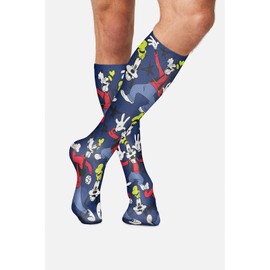 Cherokee Mprintsupport Men 12 mmHg Support Socks, One Size, What A Goof