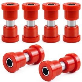 6 Sets Leaf Spring Bushings, Golf Cart Accessories Compatible with EZGO TXT, Polyurethane Bushing and Sleeves Replacement for 1994-Up TXT and 1981-Up Club Car DS, Replace Parts OE 70289-G02 70291G-01