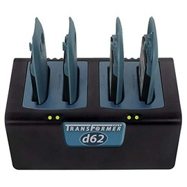 Transformer 4-Bay Battery Charger for Ascom d62 and i62 Batteries. Power Supply Included