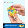 Roxenda Brick Magic Speed Cube 3x3, Puzzles Cube with Cube