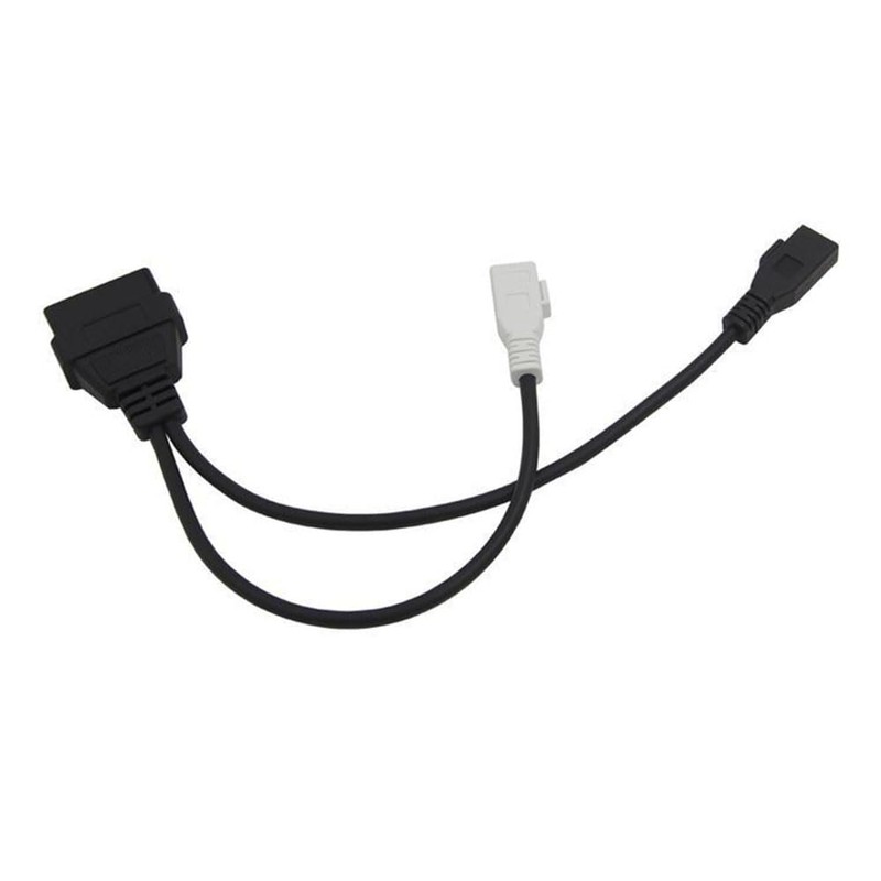 E-Car Connection 2x2 Pin to 16 Pin OBD2 Diagnostic Adapter