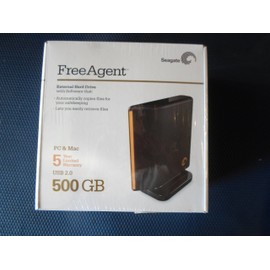 Seagate FreeAgent 500 GB 3.5-Inch USB 2.0 Hard Drive ST305004FDA1E1-RK