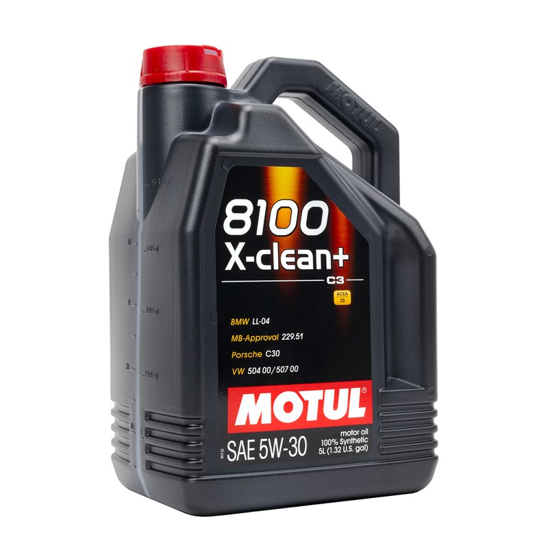 Motul 8100 X-Clean 5W-30 Full Synthetic Motor Oil | Engineered