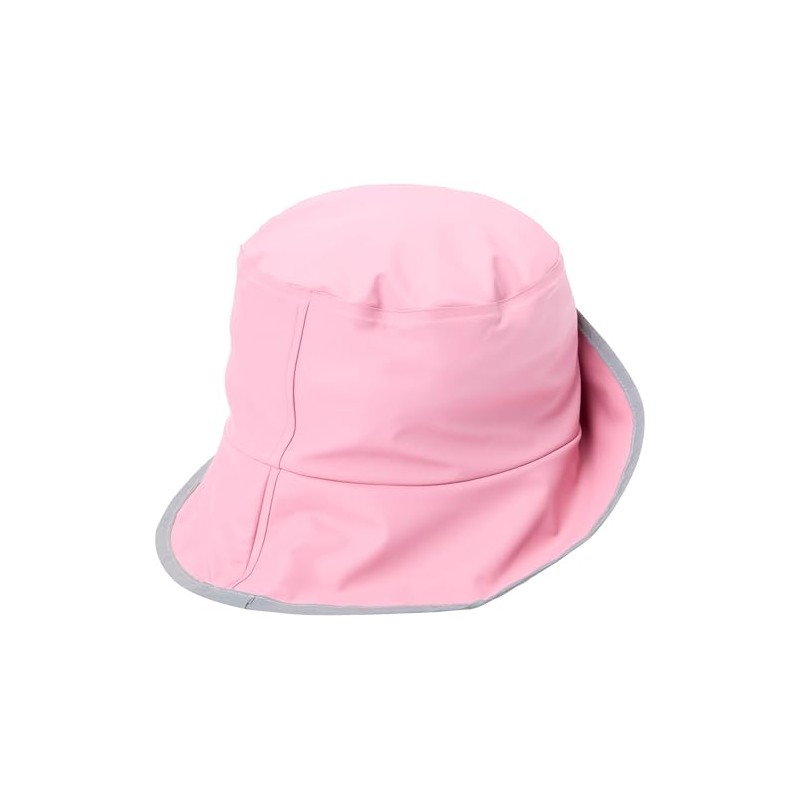 Playshoes Unisex Rain Hat Southwester Rain Hat, pink fleece lining