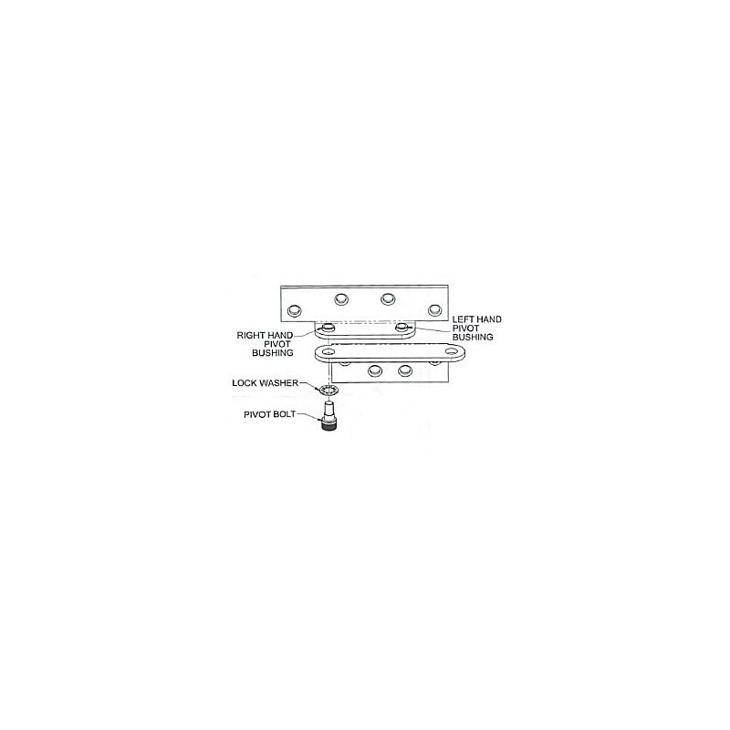 Markar Pivot Hinge, Steel (B1923US2G)