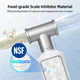 Whole House Scale Inhibition System for Aqua-Pure AP431 AP430SS, MIZUDO NSF Certified Water Heater Softener System, Prevent Scale Build Up On Hot Water Heaters, Water Pipes and Boilers, 3 Pack