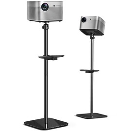 Viozon Projector Stand, Universal Aluminum Projector Mount Height 34.65''/88cm with 360° Rotatable Ball Head for Home, Office, Outdoor, Compatible with EPSON, ,VANKYO, XGIMI,AuKing