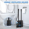 Toilet Plunger and Brush with Holder, Bowl Brush and Heavy