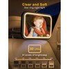 TAZENI Baby Car Mirror With Light for Baby Rechargeable Baby