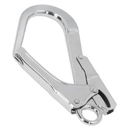 25KN Sicherheits-Karabinerhaken für Klettergerüste, Automatisches Schloss, Lanyard-Haken, Karabinerhaken, Hochfester Legierter Stahl, Geschmiedetes Doppelschloss für Sicheren