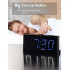 ROCAM Loud Alarm Clock with Bed Shaker for Heavy Sleepers,