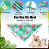 Reginary 180 Pcs Dog Bandanas Bulk Hawaiian Triangle Dog Scarfs