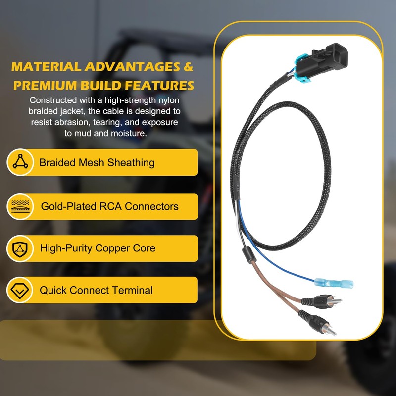 Zymurgoes for RZR Pro Series Output Harness and Subwoofer Harness