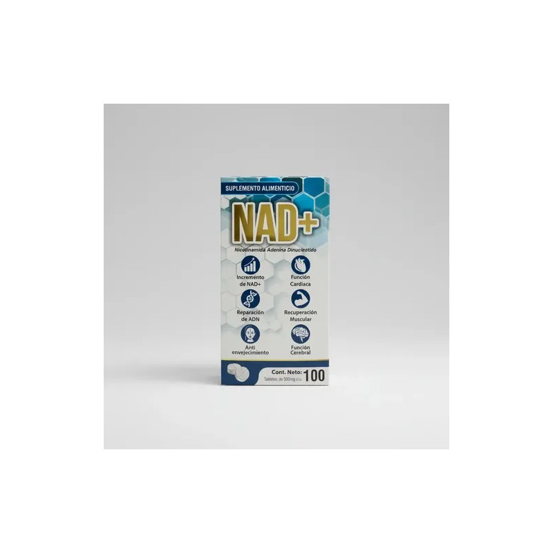 Nad+ Vitaminas 100 Tabletas Sin Sabor