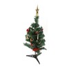 19.7inch Tabletop Christmas Tree Mini Artificial Decorated Christmas Tree Set