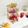 3 Tier Bamboo Fruit Basket Bread Storage Vegetable Rack Holder