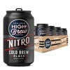 High Brew Coffee, Nitro Black, Cold Brew Coffee, Sugar Free,