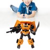 Transformation Robot Toy 2 Forms Flexible Joints Drop Resistant Educational