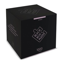 Black Box Puzzle 1000 Pieces, Blackbox Puzzle with Surprise Motif without Template, Impossible Puzzle Heavy for Adults and Children from 14 Years, Puzzle Box Sport 2023 Edition